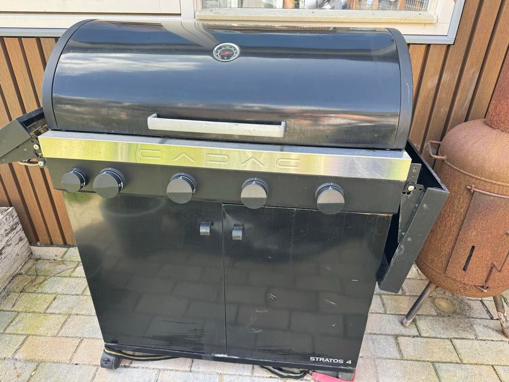 Cadac Stratos 4 gasbarbecue met een borstel is ie zo weer👌, Ophalen of Verzenden, Zo goed als nieuw