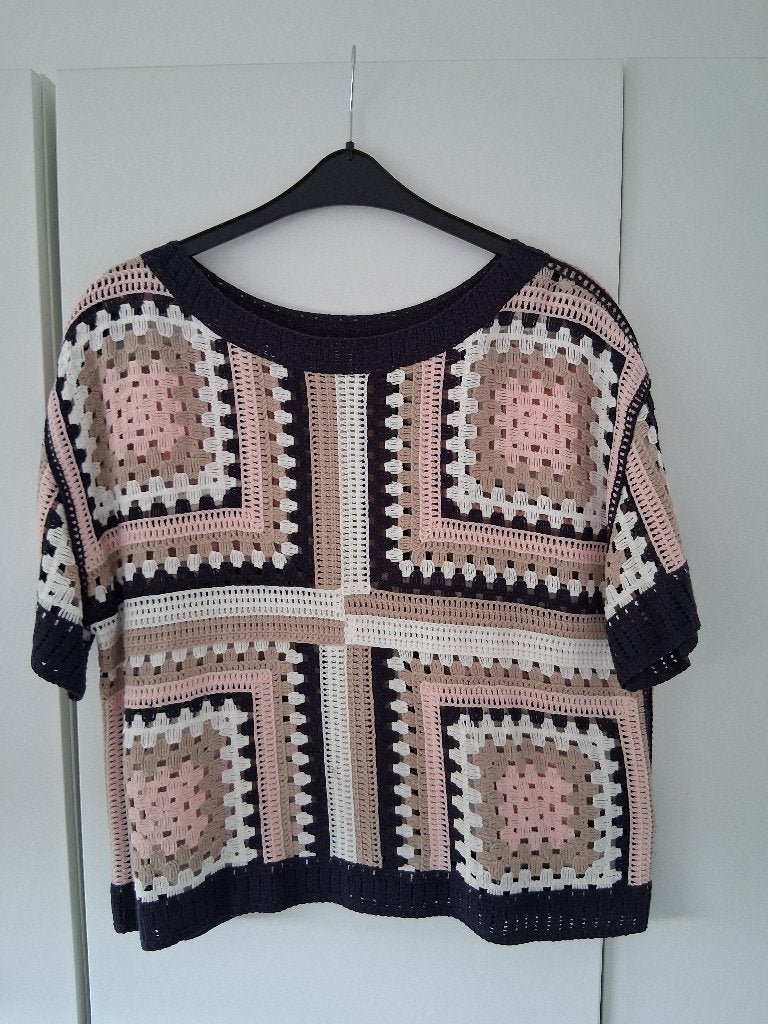 Next gehaakt truitje mt.L *NIEUW*, Kleding | Dames, Ophalen, Beige, Maat 42/44 (L), Nieuw