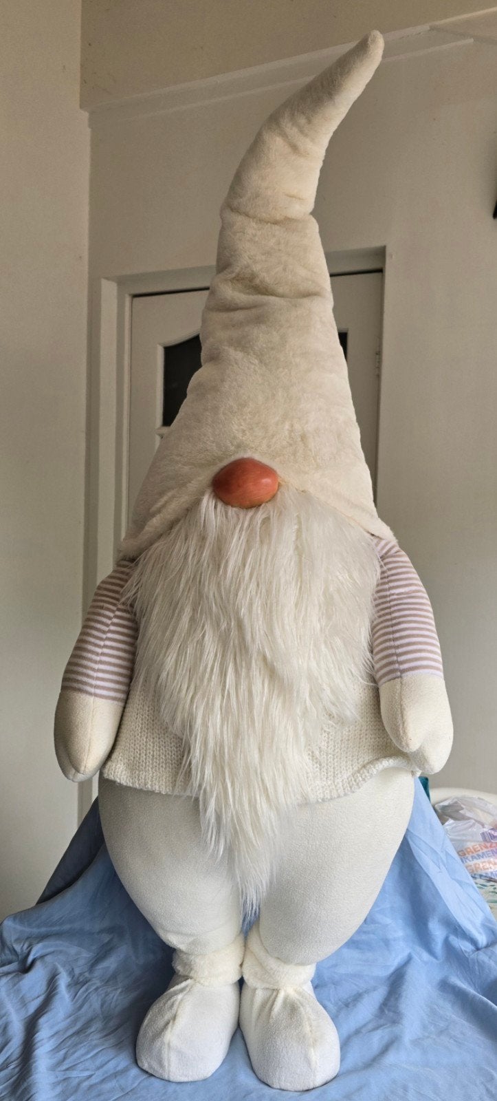 Reuze kerstgnoom, Ophalen of Verzenden, Zo goed als nieuw