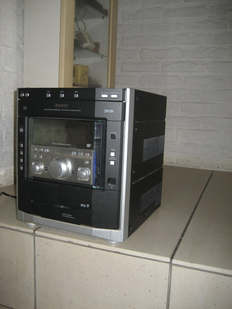 Philips cd 3x wisselaar cassette tuner, Ophalen of Verzenden, Gebruikt, Philips