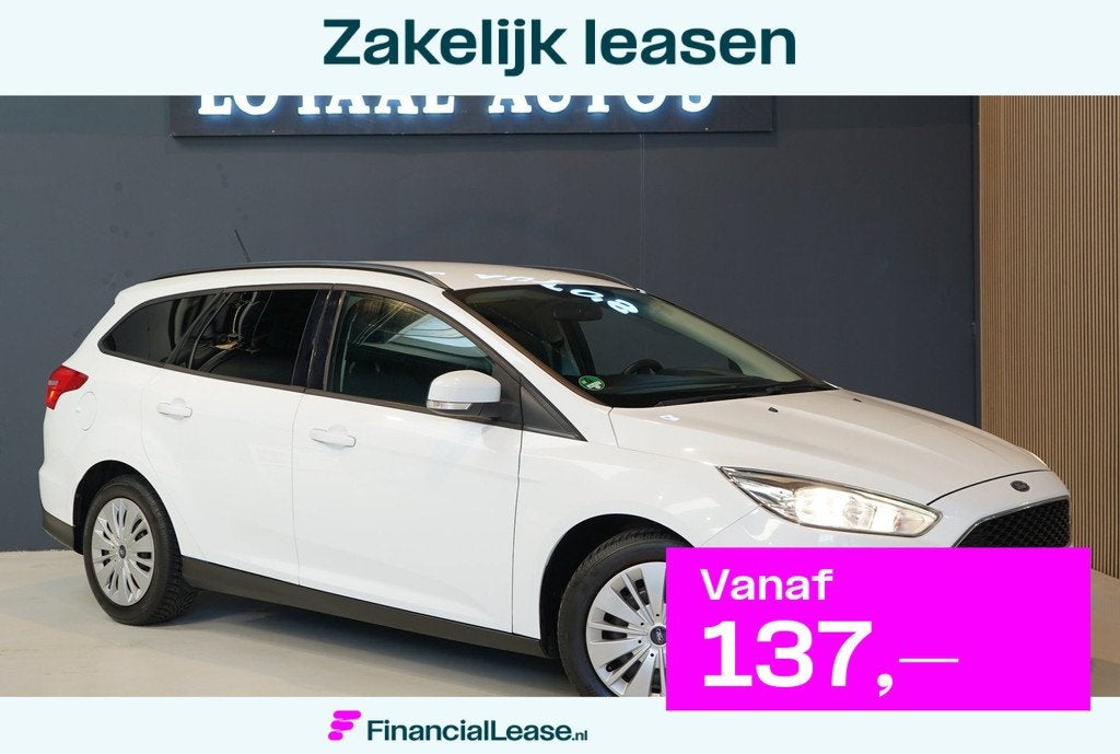 Ford Focus Wagon 1.0 Lease Edition | AIRCO |PDC| APK|| CRUIS, 125 pk, Gebruikt, Euro 6, Wit