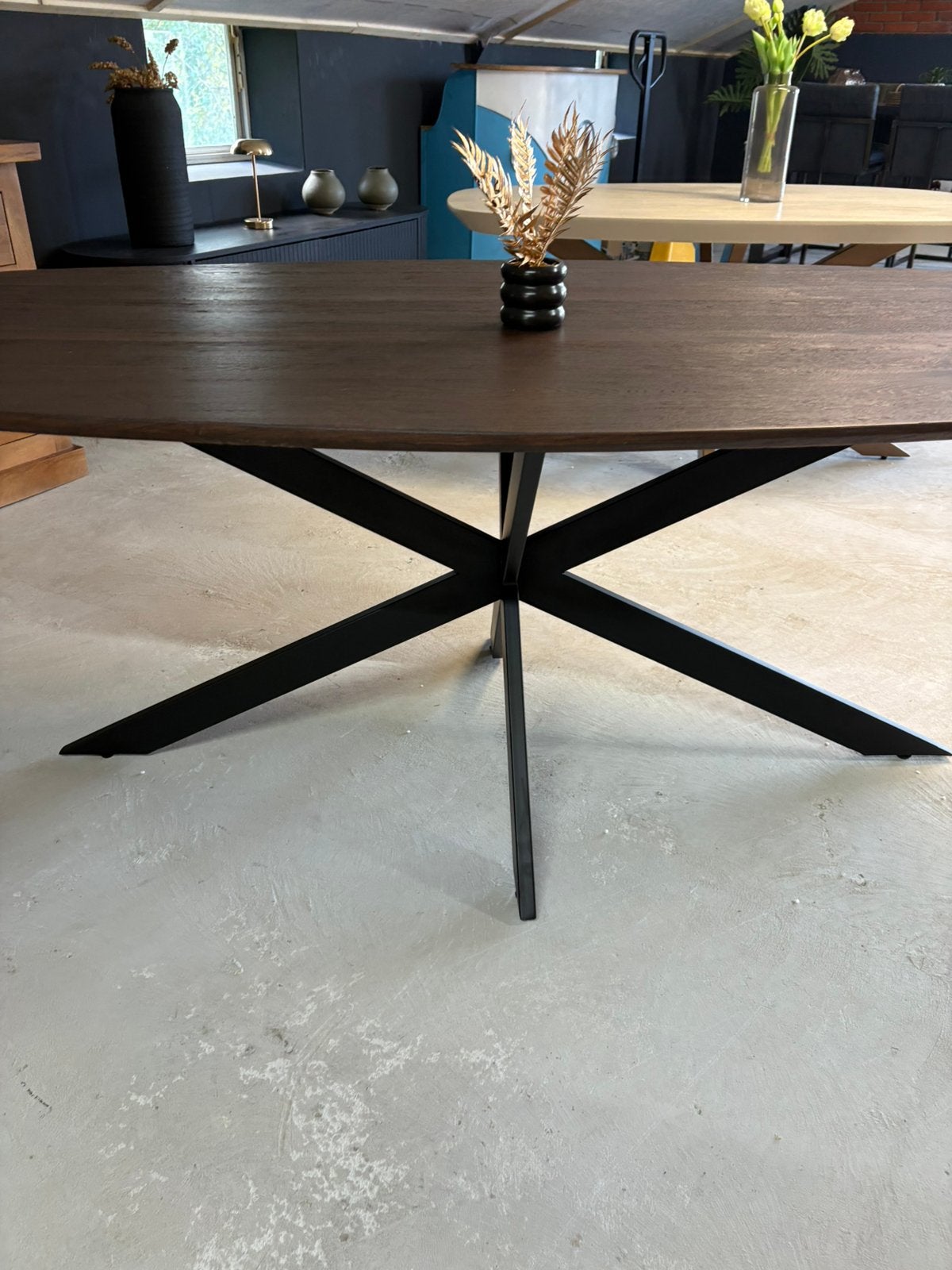 Eettafel Ferris Brown 200 cm – NIEUW, Huis en Inrichting, Tafels | Eettafels, Ophalen, Nieuw