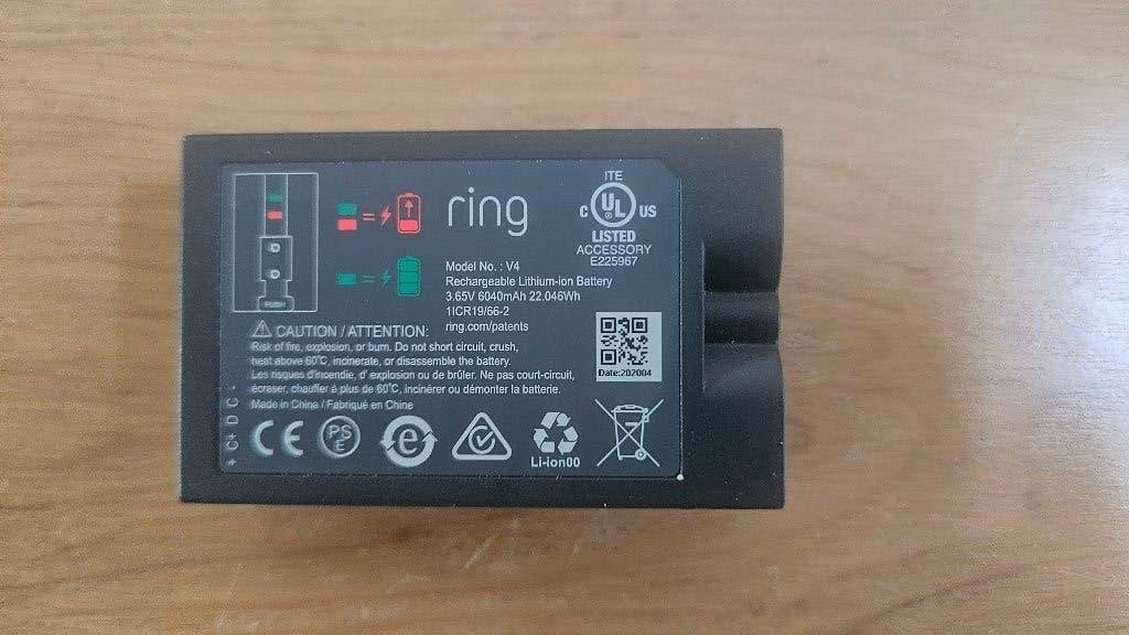 Batterij van Ring deurbel te koop, Huis en Inrichting, Ophalen of Verzenden, Zo goed als nieuw, Draadloos