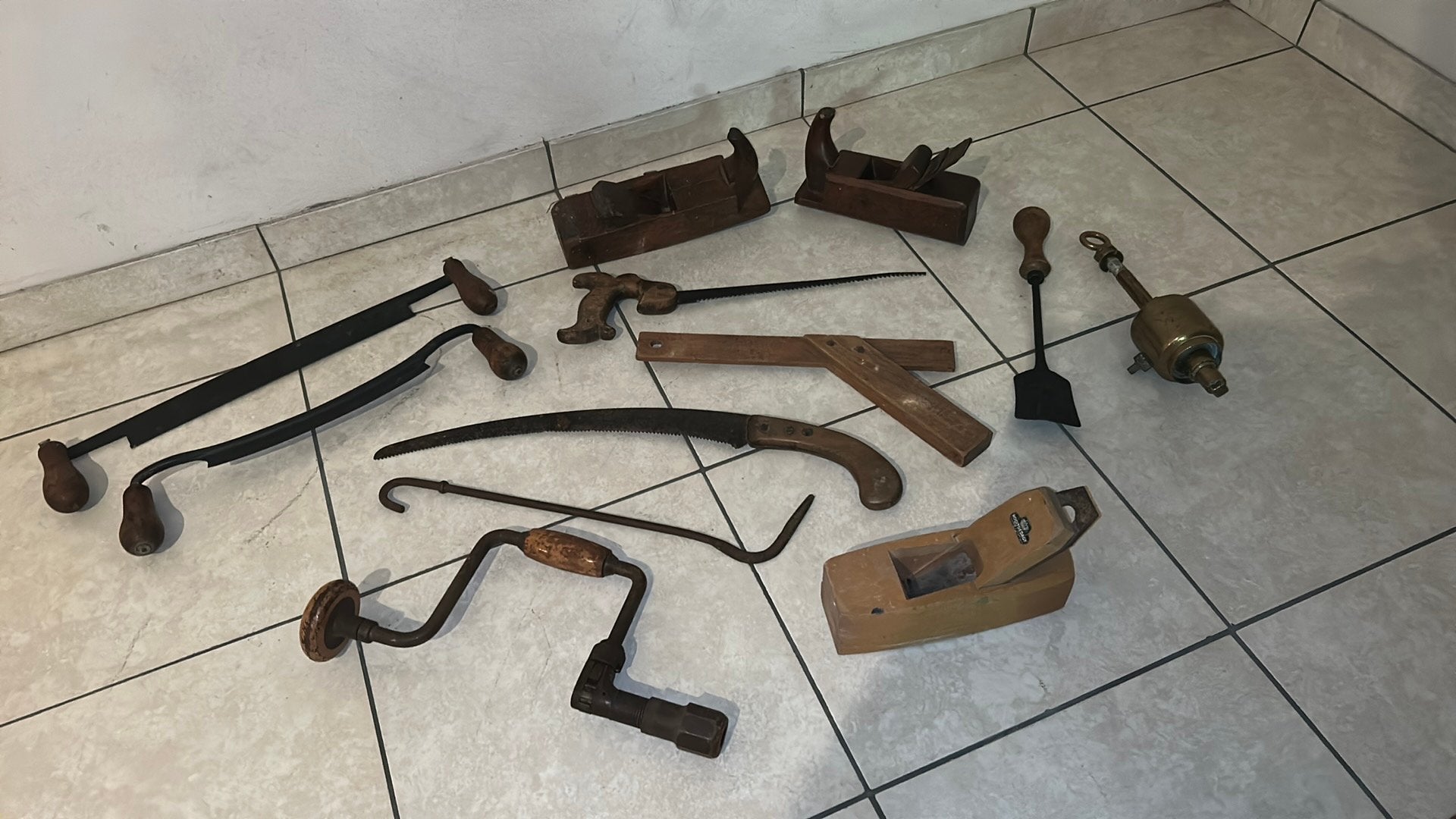 Diverse oude gereedschappen, Antiek en Kunst, Ophalen of Verzenden