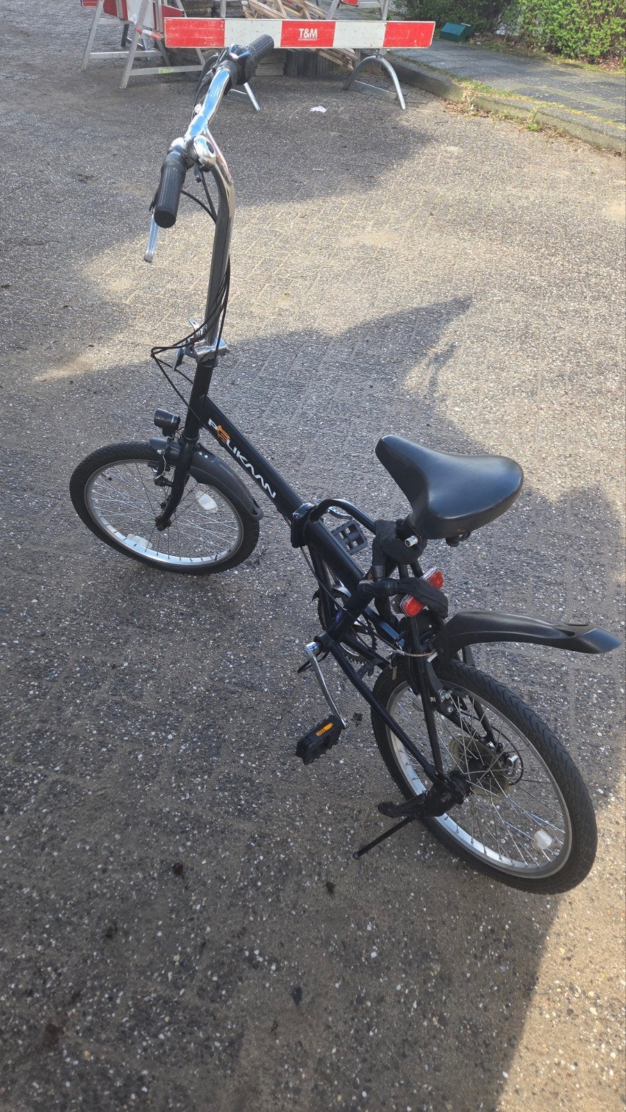 Vouwfiets Pelikaan, Ophalen, Gebruikt