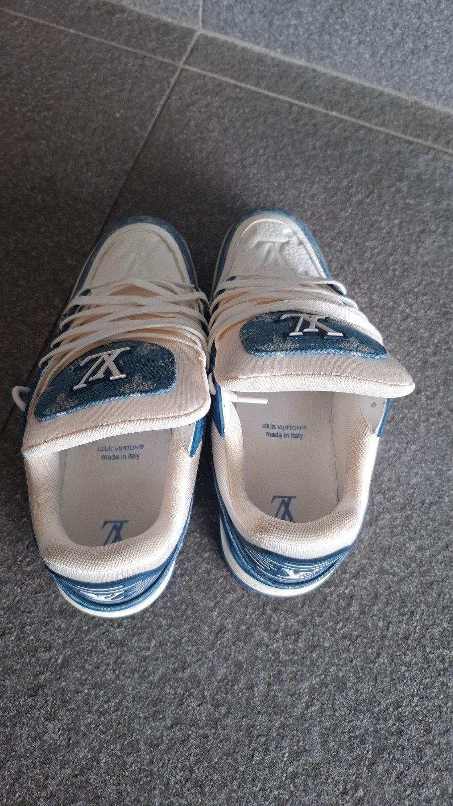 Louis Vuitton trainers Maat 40/41 - Blauw/Wit, Kleding | Heren, Schoenen, Ophalen, Blauw, Louis Vuitton, Sneakers of Gympen