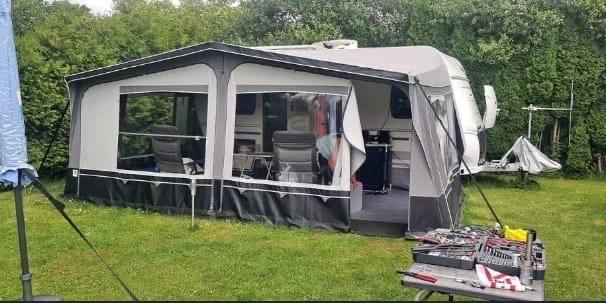 Brand Waterland 300 voortent, Caravans en Kamperen, Ophalen, Gebruikt, Brand