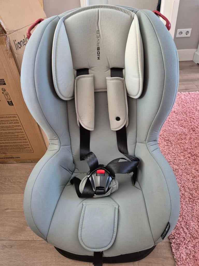 4 stuks groen/ roze kidsriver Evi autostoelen vanaf 1 jaar., Overige merken, 15 t/m 36 kg, Ophalen of Verzenden, Gebruikt