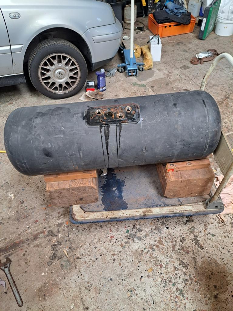 Lpg tank, leeg , drukvat, compressor vat, kachel , gasfles, Ophalen, Gebruikt, Minder dan 200 liter/min, 6 tot 10 bar