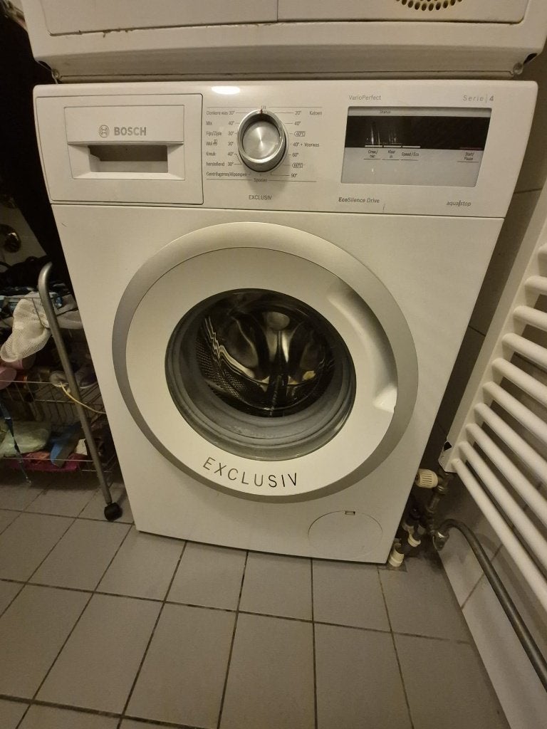 Wasmachine Bosch VarioPerfect serie 4, Ophalen, Gebruikt, Voorlader, 85 tot 90 cm