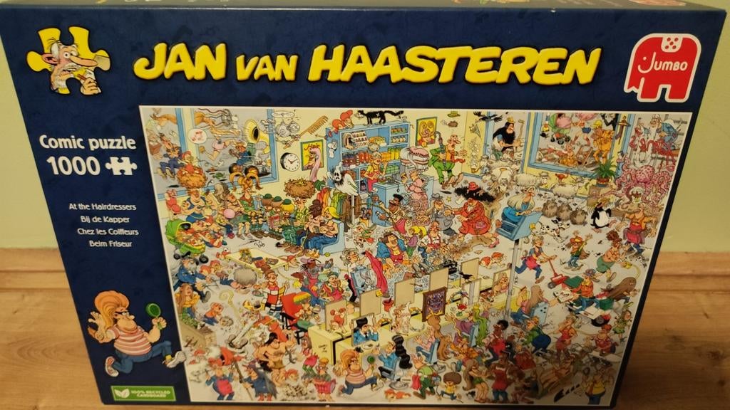 Jan van Haasteren Bij de kapper 1000 stukjes, Ophalen
