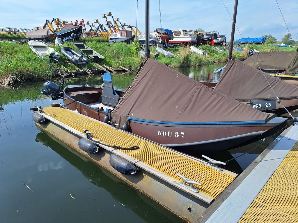 Nette zalmschouw te koop 7.20x2.00, Watersport en Boten, Ophalen