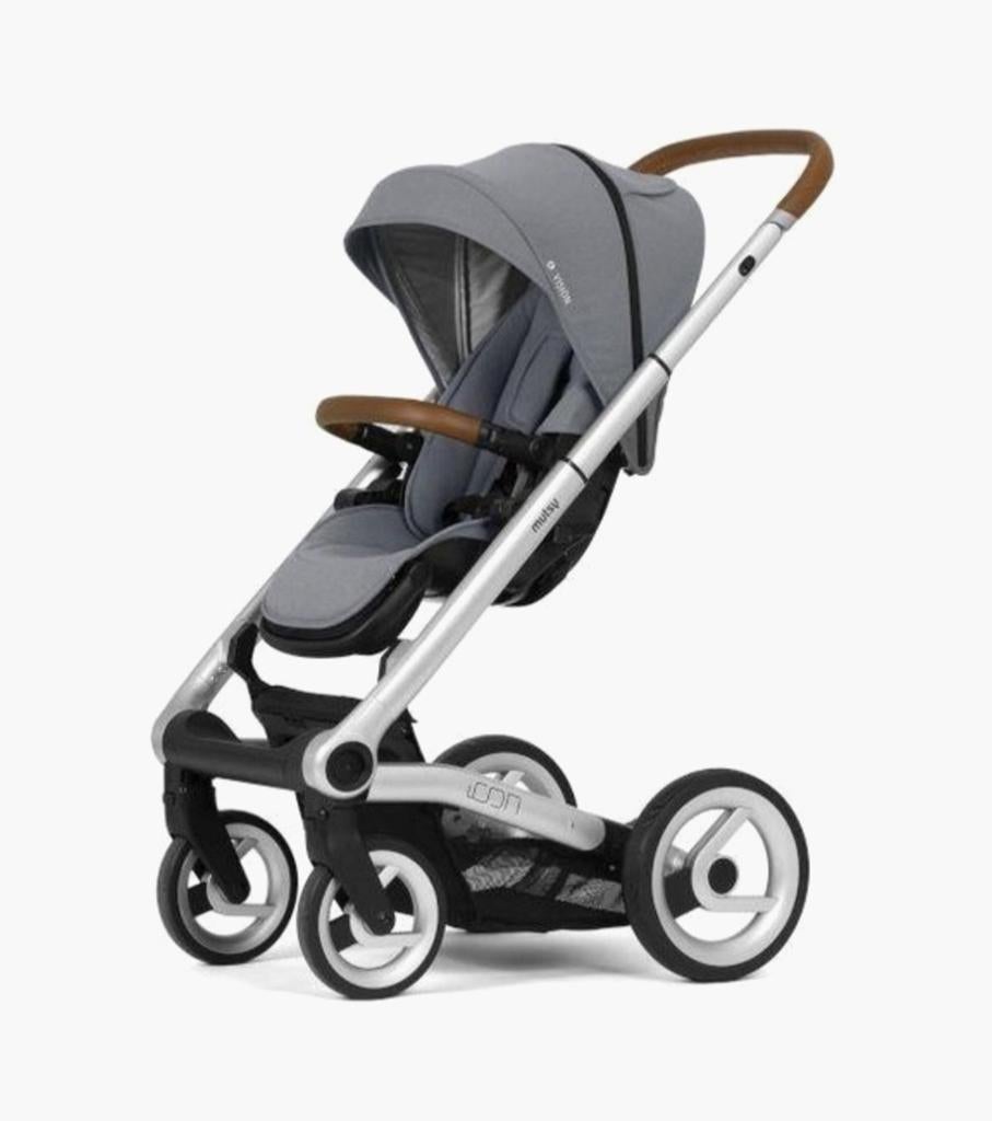 Mutsy Icon Vision Classic Grey - Compacte en complete kinder, Ophalen, Gebruikt, Kinderwagen, Mutsy