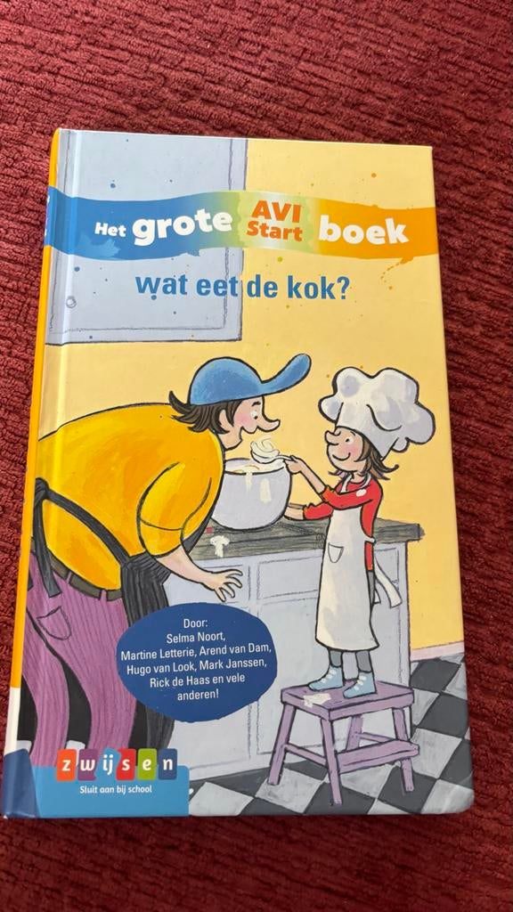 Het grote AVI Start boek: Wat eet de kok?, Ophalen of Verzenden, Zo goed als nieuw