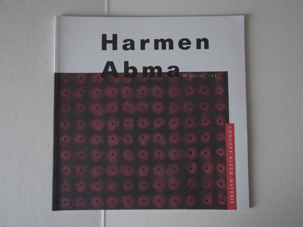 Harmen Abma. Hilaard 1937. Concept-Kleur-Materie. Friesland., Verzenden, Zo goed als nieuw, Zie beschrijving, Schilder- en Tekenkunst