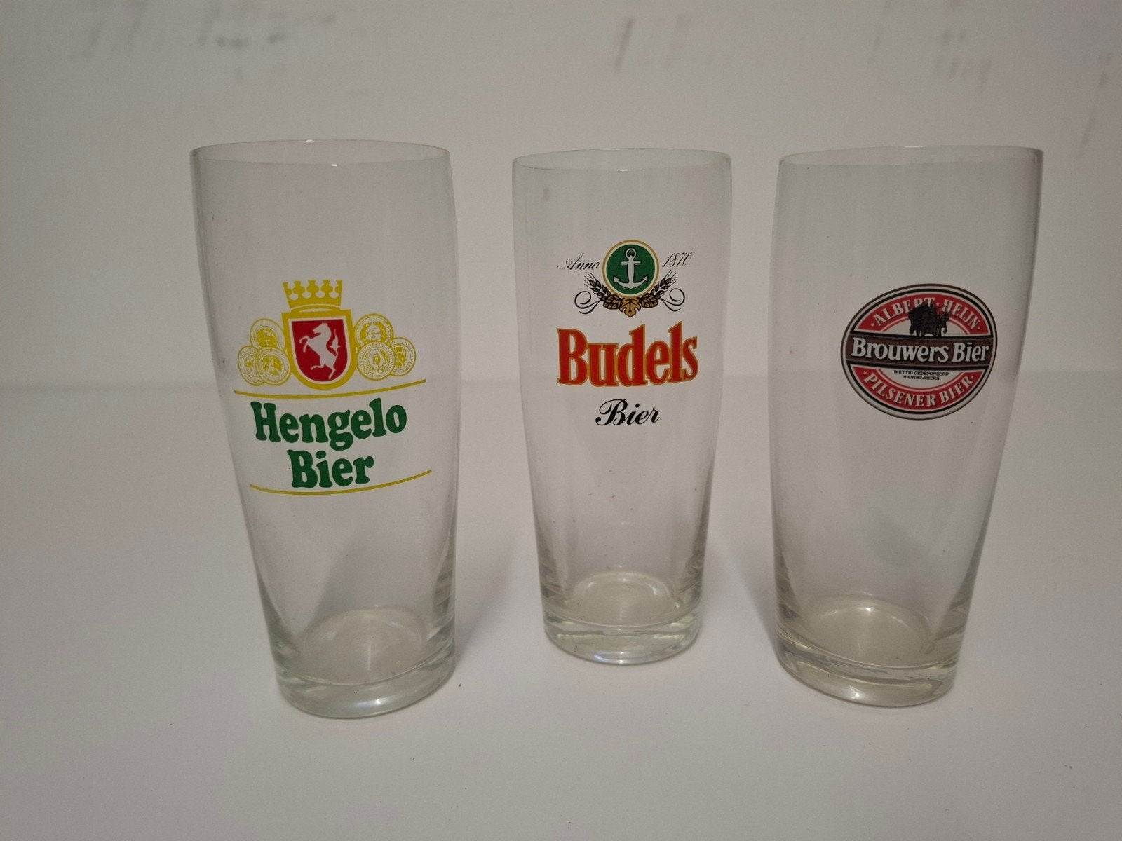 Bierglazen collectie  fluitjes Diverse merken, Ophalen of Verzenden, Gebruikt, Glas of Glazen, Overige merken