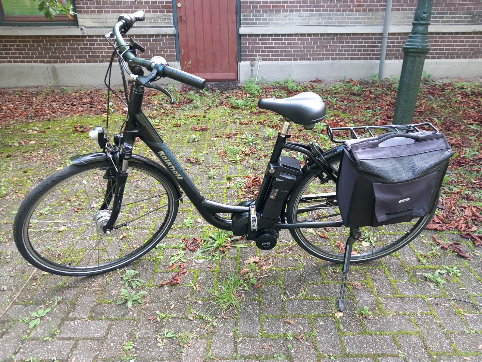 electrische dames fiets  kalkhoff met extra lage instap, Fietsen en Brommers, Ophalen, Velgrem, (Extra) lage instap, 47 tot 50 cm