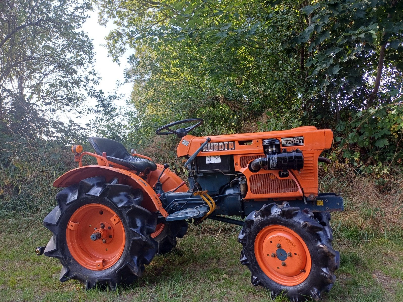 Mini trekker kubota tuintrekker tuintractor, Gebruikt, Tot 2500, Tot 80 Pk, Ophalen