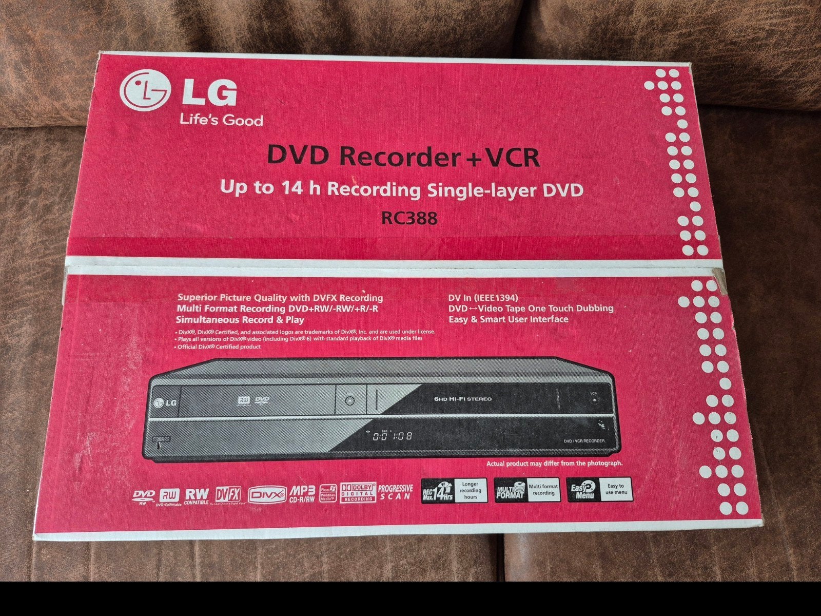 LG RC388 DVD Recorder + VCR – Nieuw in ongeopende doos 2010, Ophalen of Verzenden