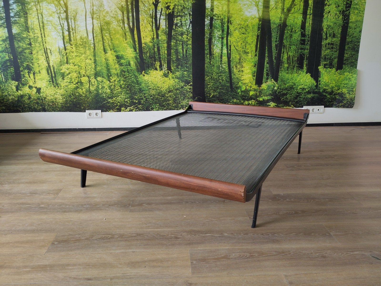 Auping Cleopatra daybed twijfelaar Cordemeyer lounge bed, Ophalen, Gebruikt, Zwart, Postbus 100, 7400 AC Deventer, Nederland