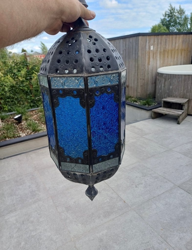 Lamp oosters Bali / hanglamp / lantaarn / windlicht, Ophalen, Zonne-energie, Gebruikt, Minder dan 50 watt