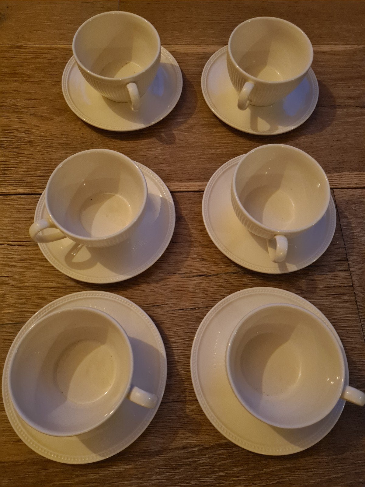 Wedgwood Windsor Soepkom met Schotel - Set van 6, Ophalen of Verzenden