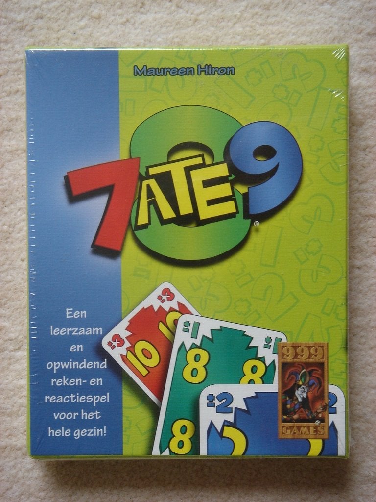 LEUK: 7ATE9 - KINDERSPEL - NIEUW, Een of twee spelers, Ophalen of Verzenden, Gebruikt, 999 Games