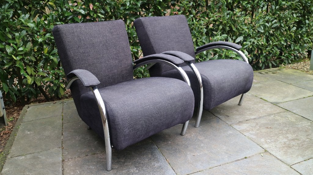 Molinari Accademia fauteuil. Nog 1 beschikbaar!, Ophalen, 75 tot 100 cm, Zo goed als nieuw, Design fauteuil