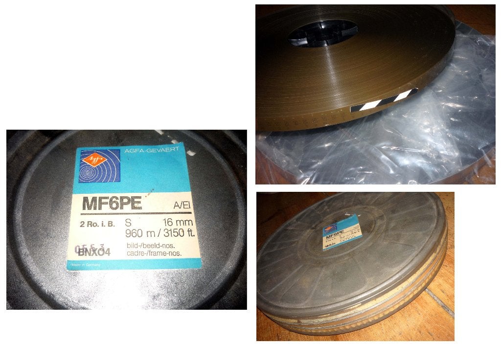 16mm film Agfa geluids aanloopstrook genummerd 950mtr, Audio, Tv en Foto, Filmrollen, Ophalen of Verzenden, 16mm film