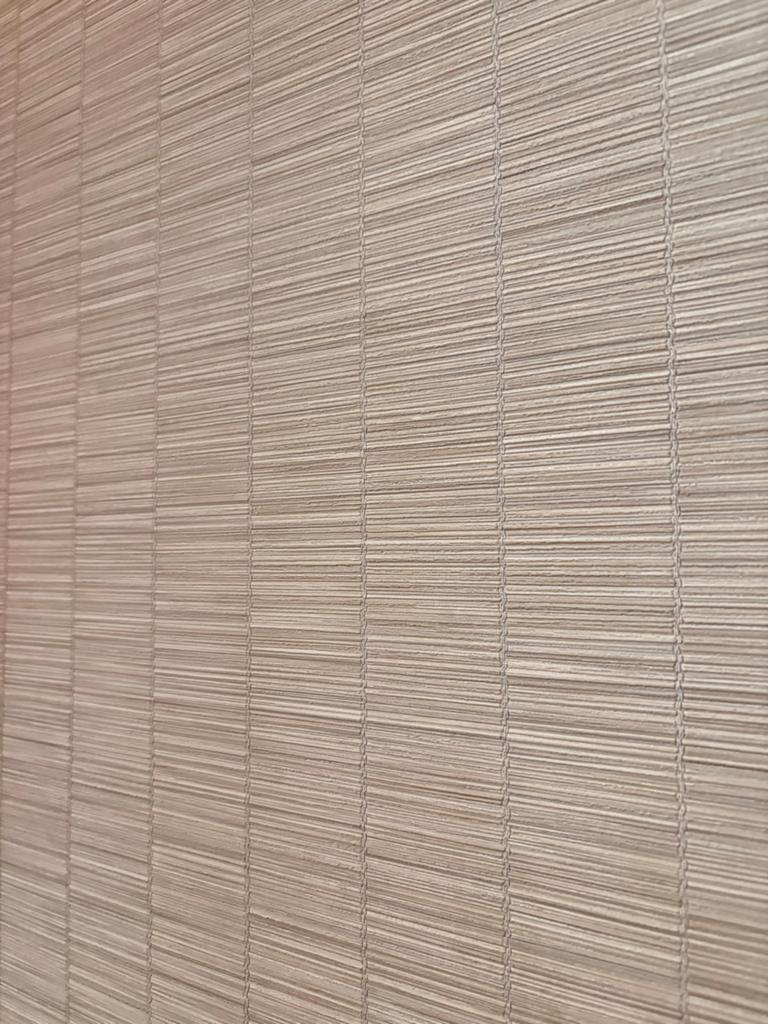 Eijffinger Emerald bamboe behang licht bruin (7,40x70cm), Ophalen of Verzenden, Minder dan 10 m², Bruin