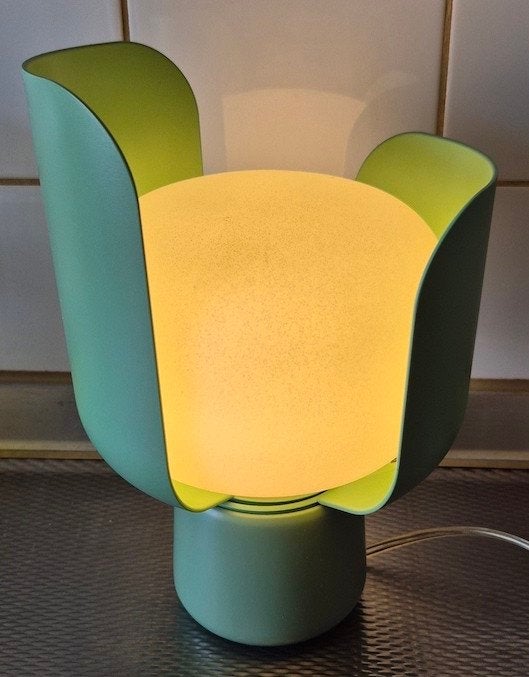 Fontana Arte Blom design tafellamp., Huis en Inrichting, Lampen | Tafellampen, Ophalen of Verzenden, Zo goed als nieuw, Overige materialen