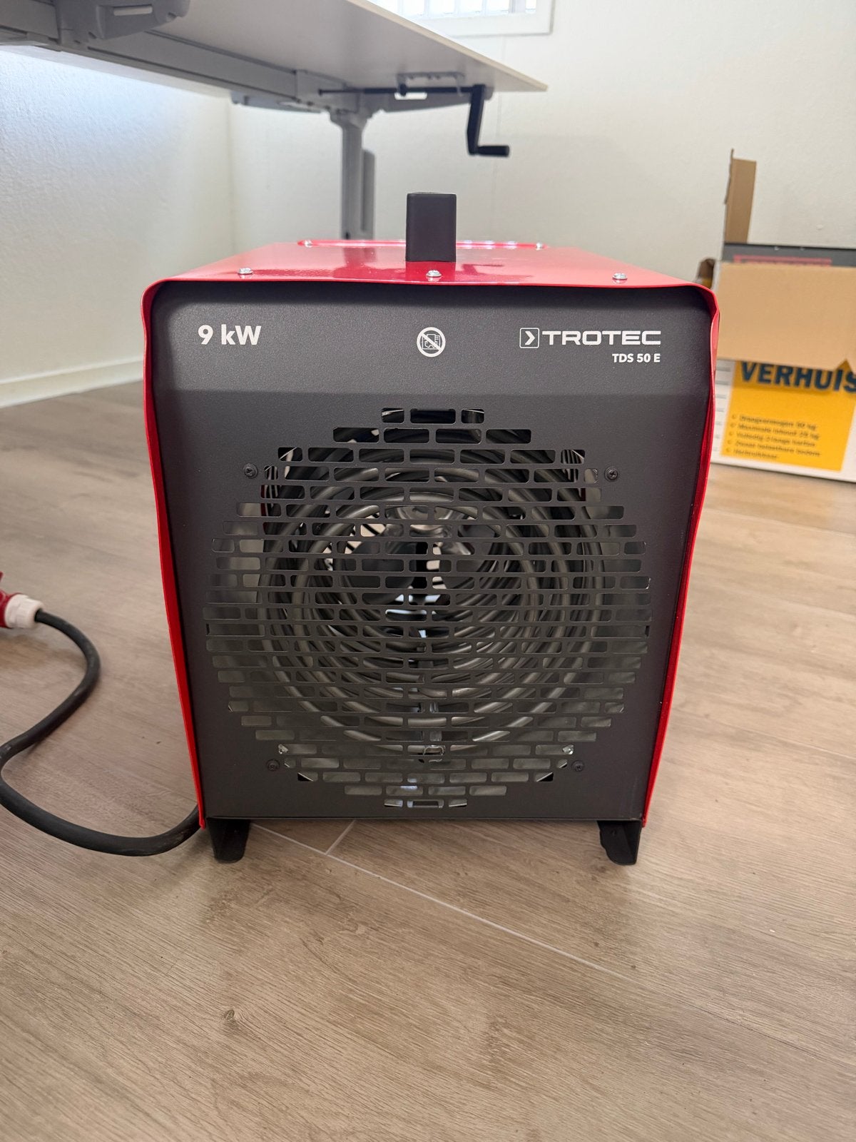 Trotec TDS 50 E Elektrische Kachel 9 kW, Ophalen, Gebruikt, 800 watt of meer, Kachel