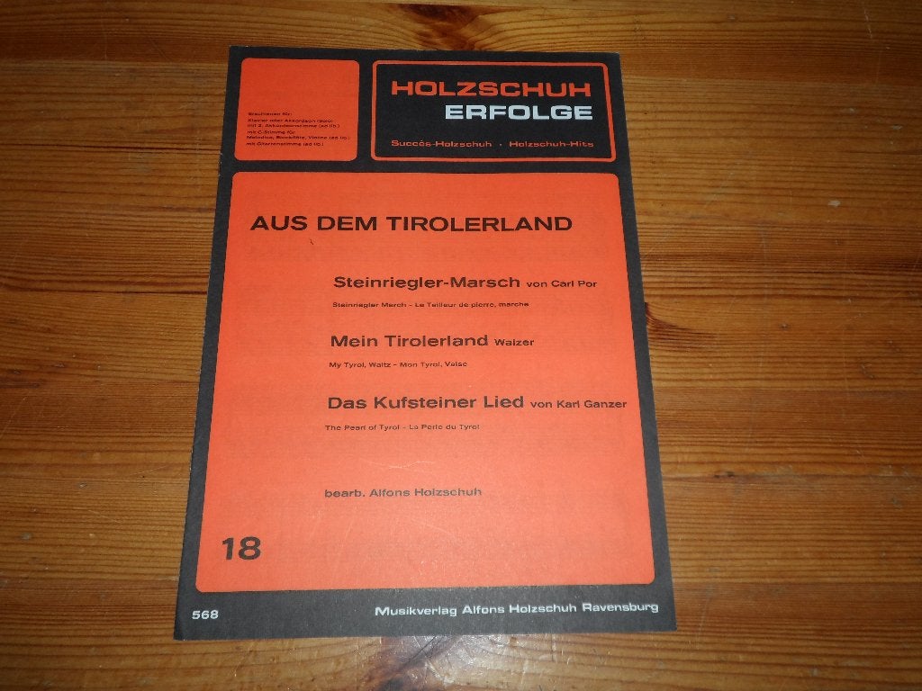 Holzschuh erfolge 7x, Accordeon, Nieuw, Ophalen of Verzenden, Artiest of Componist