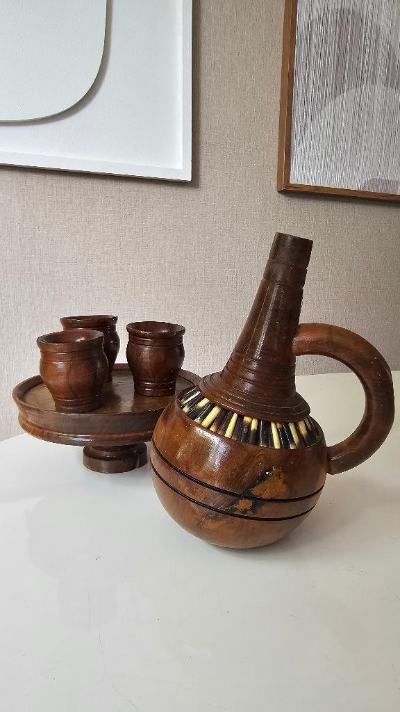 Traditionele Eritrese koffieset, Ophalen of Verzenden