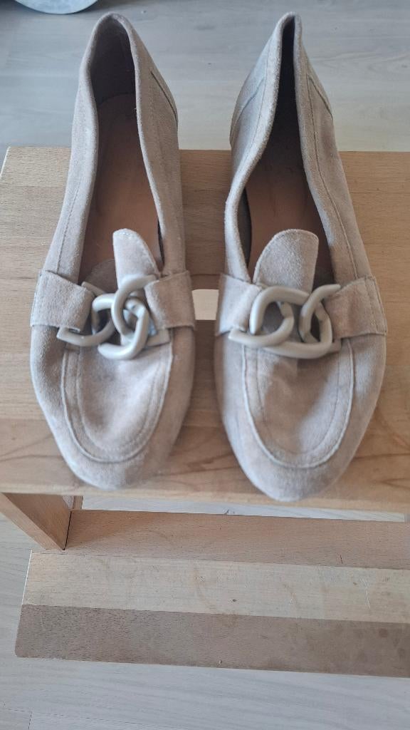 Nelson Freeflex suède instappers (maat 39), Kleding | Dames, Schoenen, Ophalen of Verzenden, Zo goed als nieuw, Nelson, Instappers