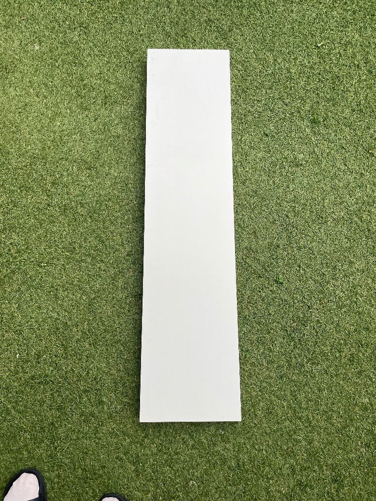 Zwevende witte plank Lack, Ophalen, Gebruikt