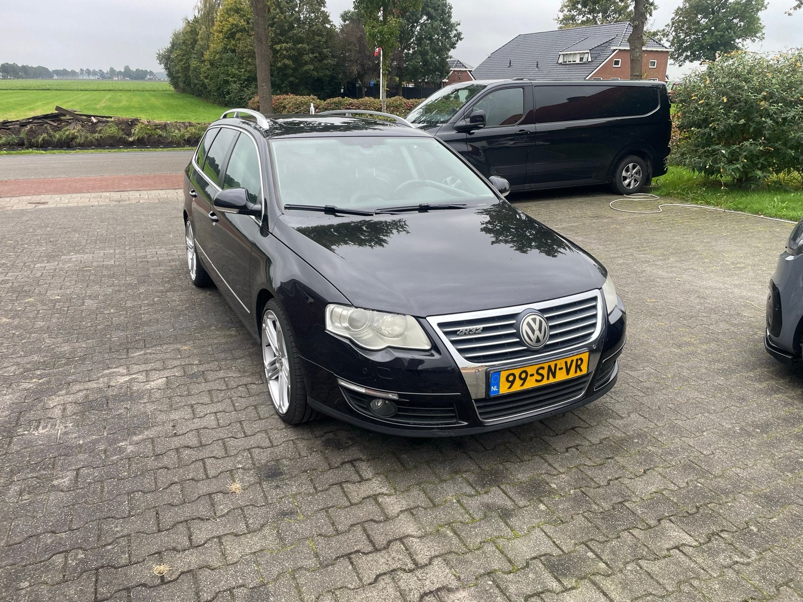 Volkswagen Passat 3.2 FSI Variant 184KW 4M AUT 2006 Zwart, Auto's, Automaat, Zwart, Zwart, Stationwagon