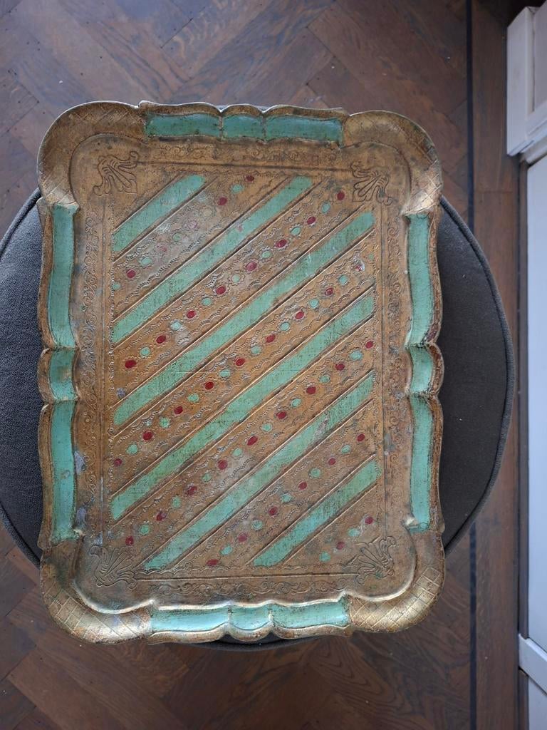 VINTAGE/BROCANTE/DIENBLAD, Ophalen of Verzenden, Gebruikt, Rechthoekig, Hout