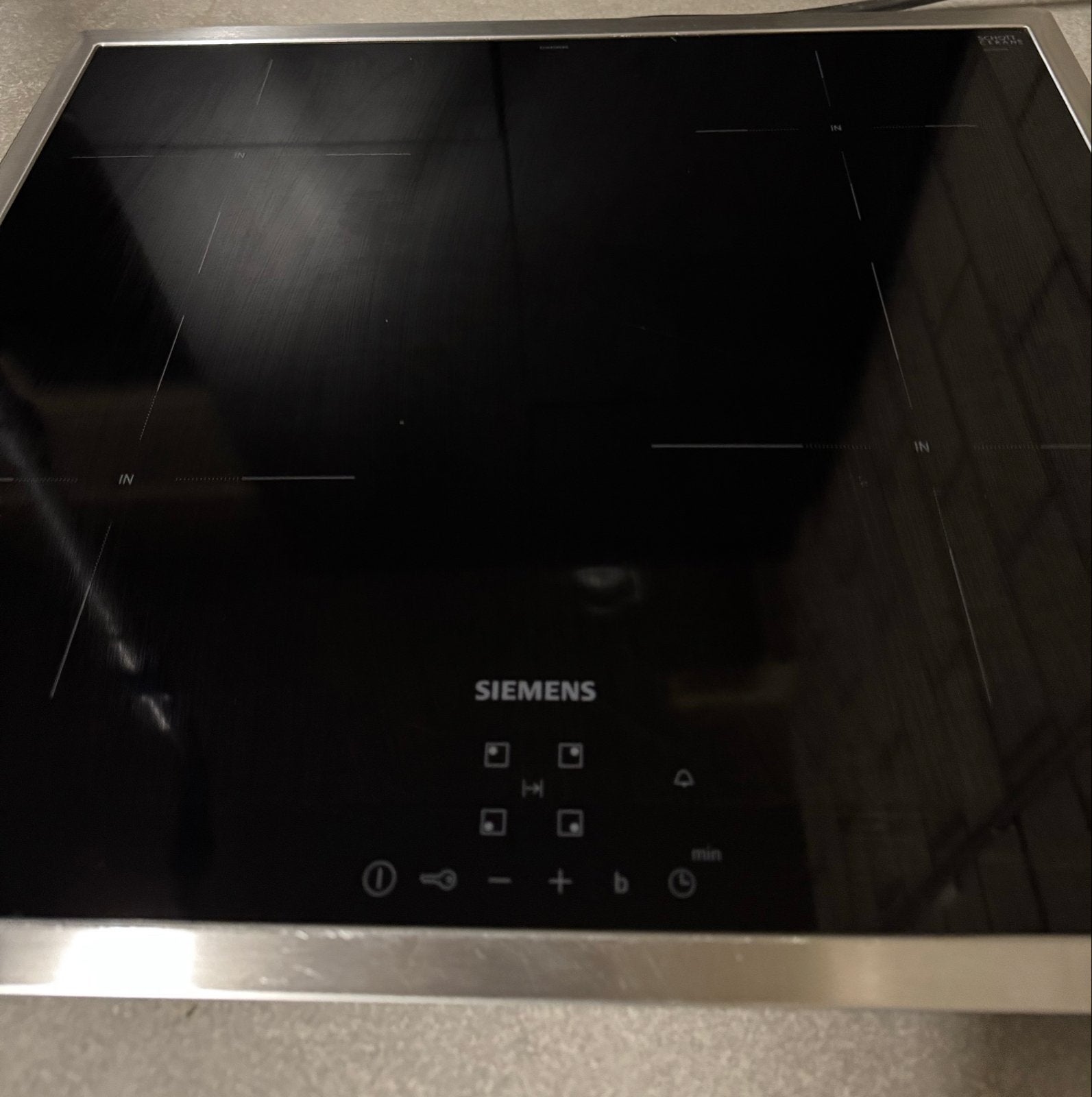 Siemens Inductie Kookplaat - Zo goed als nieuw, Zo goed als nieuw, Inbouw, Inductie, 4 kookzones