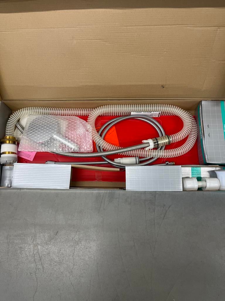 Hansgrohe Axor Pharo Badrand Kranen Set met Overloopvulling, Ophalen of Verzenden, Nieuw, Chroom, Kraan