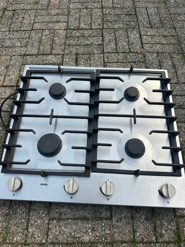 ATAG Inbouw Gaskookplaat - 4 Kookzones, Witgoed en Apparatuur, Fornuizen, Gebruikt, Inbouw, Gas, 4 kookzones