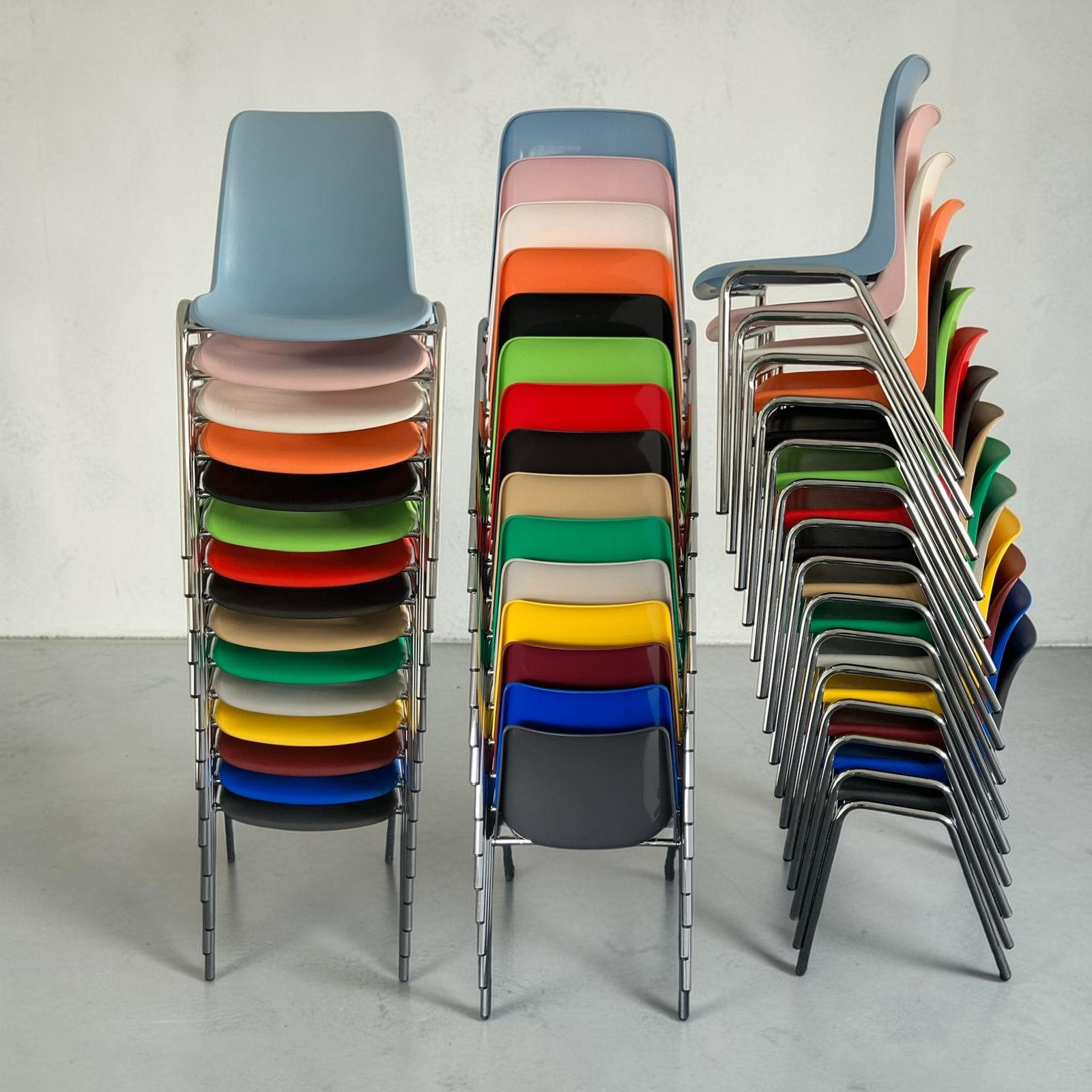 Kuipstoelen Helene 15 kleuren voorraad kantinestoelen nieuw, Kunststof, Everardo, Nieuw, Info@everardo.nl