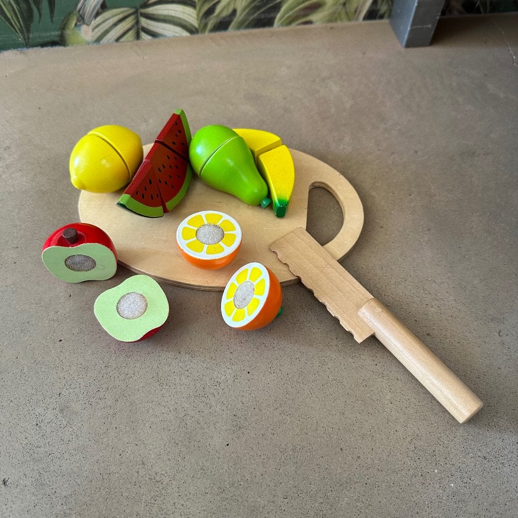 Speelkeuken accessoire speelgoed hout krat kist fruit, Ophalen of Verzenden, Zo goed als nieuw, Hout, Speelkeuken-accessoire