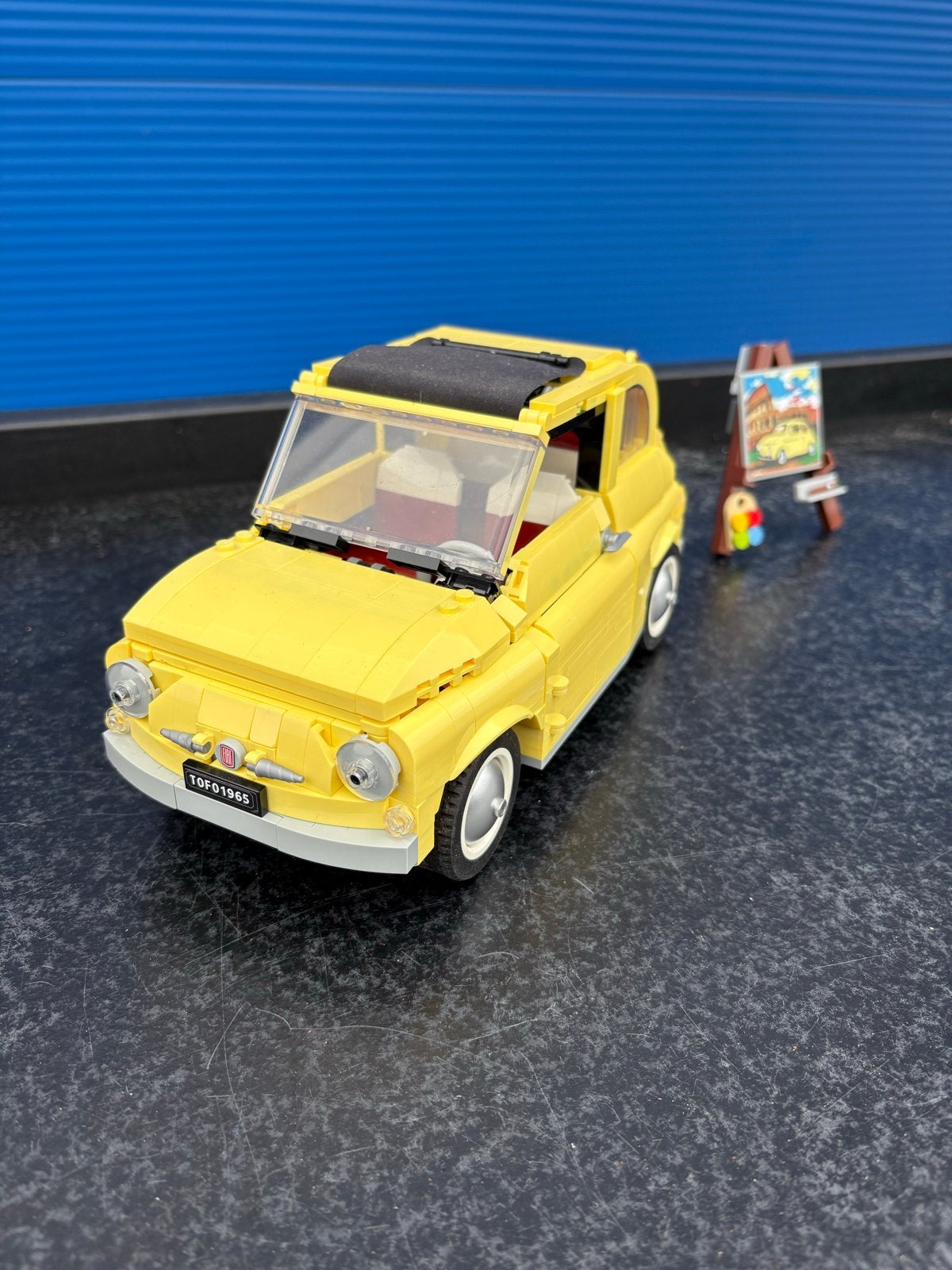 Lego Creator Expert Fiat 500 (10271) - Zo goed als nieuw, Lego, Ophalen of Verzenden, Zo goed als nieuw, Compleet