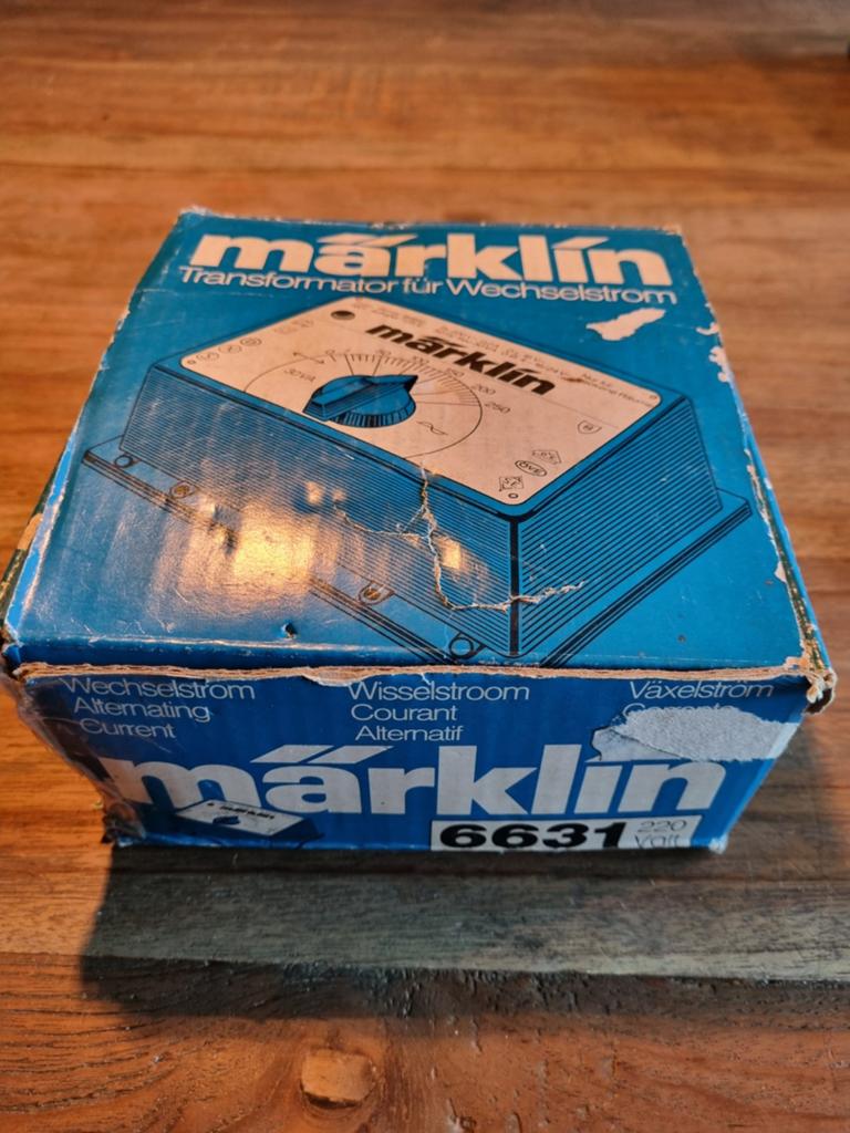 HO- Vintage Trafo Marklin 6631, Gebruikt, Ophalen of Verzenden, Märklin, Transformator of Voeding