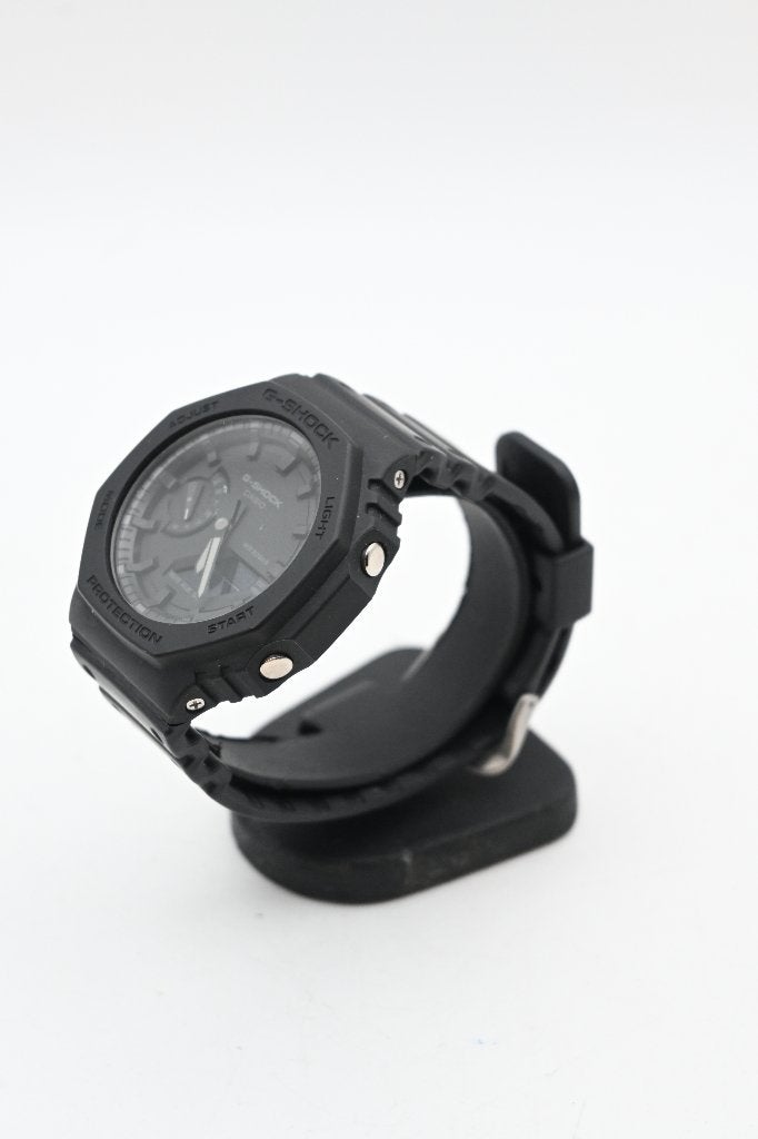 Casio G-Shock GA-2100 - Gebruikt maar Nette Staat, Gebruikt, Casio G-Shock, Zwart, Waterdicht