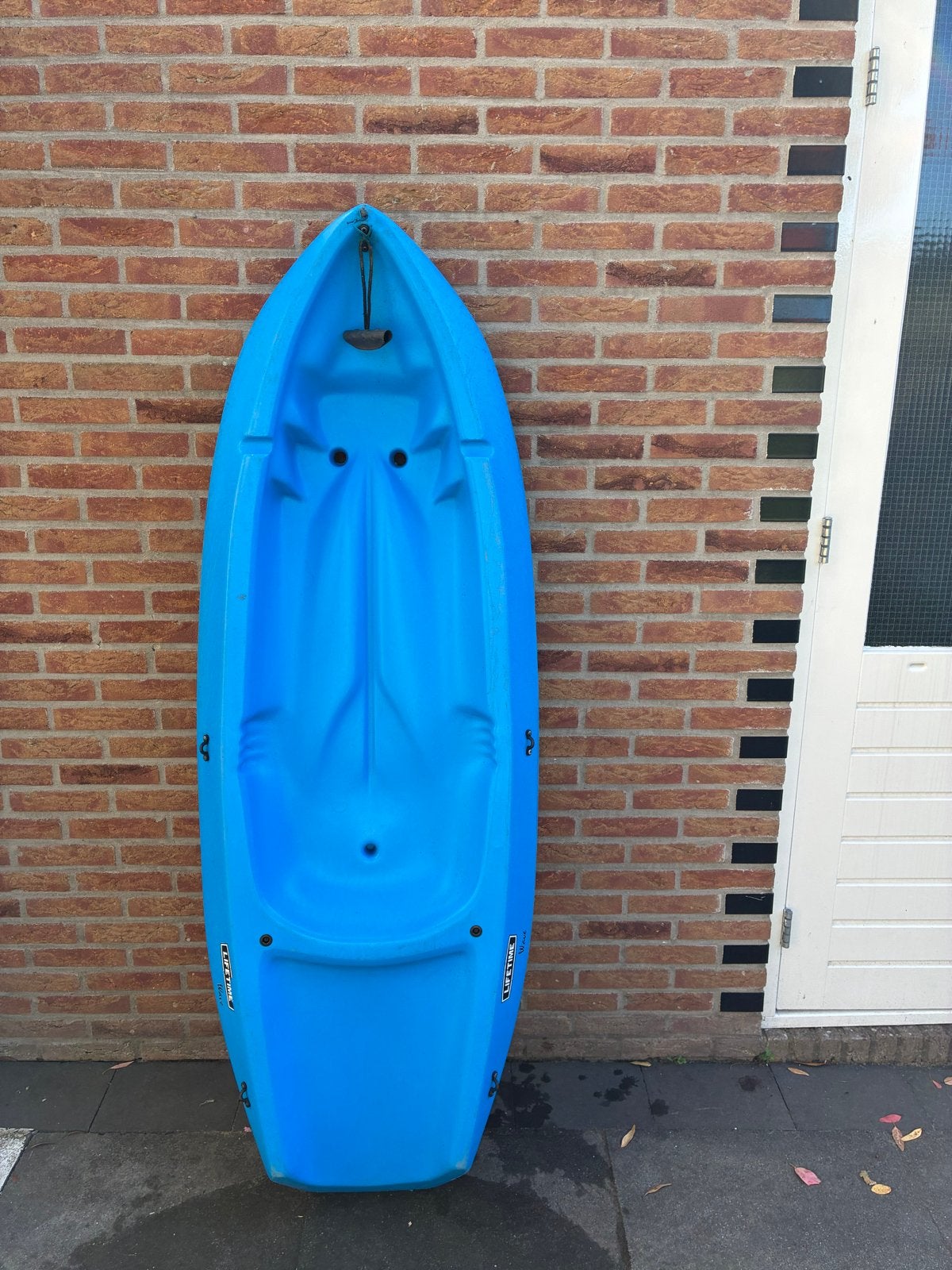 Blauwe kinder kajak / kano - sit on top, Watersport en Boten, Ophalen, Gebruikt, 1-persoons