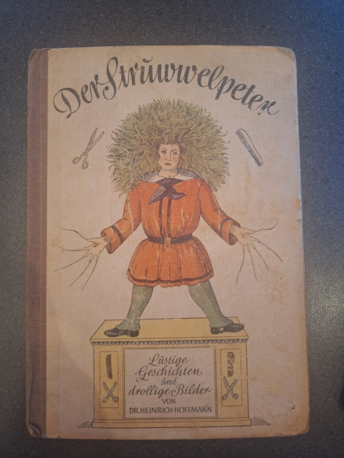 Zeldzame antieke 'Der Struwwelpeter', Ophalen of Verzenden, Gelezen