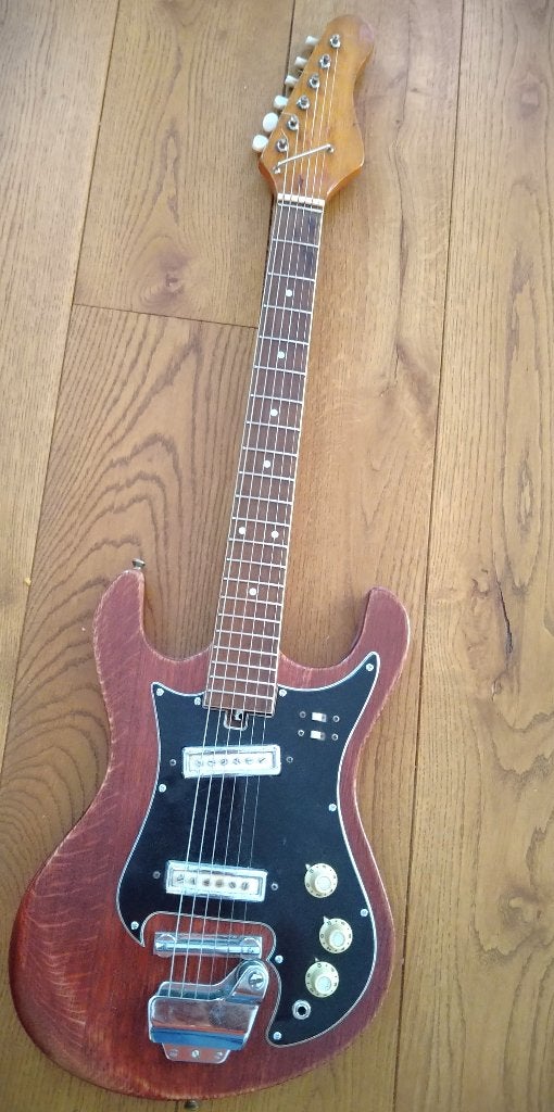 Mooie goed bespeelbare Sakai / Teisco /Kawai, Ophalen of Verzenden, Gebruikt, Solid body, Overige merken
