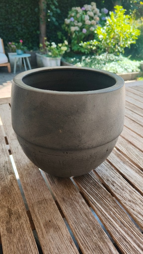Plantenpot binnen handgemaakt, Tuin en Terras, Bloempotten, Ophalen, Gebruikt, Rond, Binnen